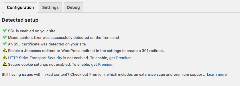 configuratie instellen SSL